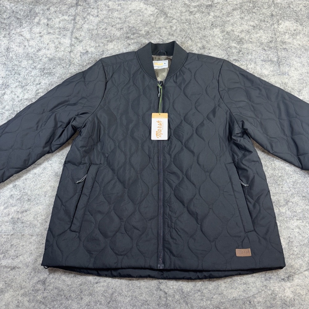 New Marsh Wear Barnwell Puffer Jacket Women's XL Black Premium Outdoor Fishing